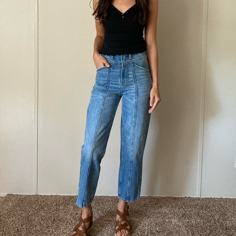 Abercrombie & Fitch Mom Jeans Ultra High Rise size 00/24